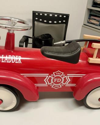 Camioncino dei Pompieri cavalcabile "VINTAGE"