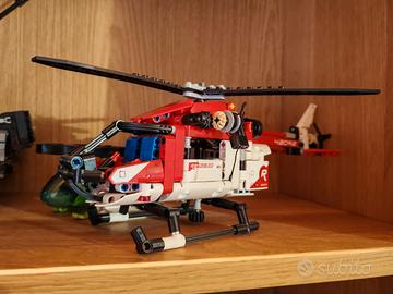 lego tecnic elicottero salvataggio 42092