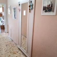 Specchio corridoio bianco stile appendiabiti 