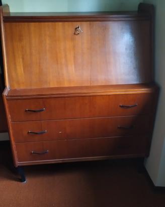 Mobile vintage anni 60/70 con ribaltina e cassetti