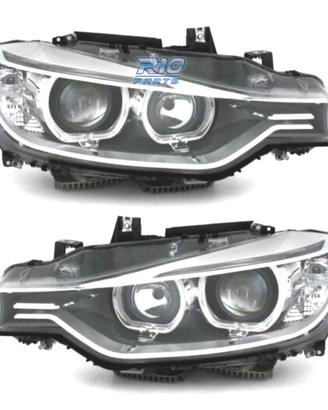 FARI BMW F30 31 11-15 OCCHI ANGEL LED FONDO NERO