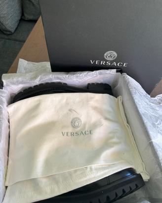 Versace - stivali in pelle - uomo