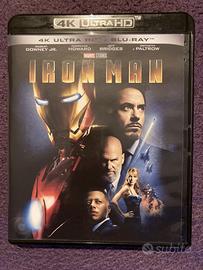Iron Man 4K Ultra HD + Blu Ray Italiano Raro