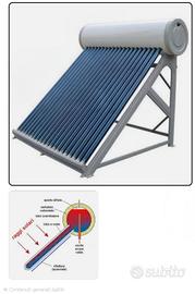 PANNELLO SOLARE TERMICO 100 LITRI ACQUA CALDA INOX