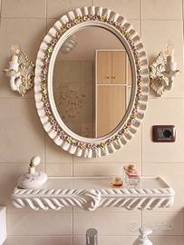 completo bagno in stile vintage