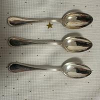 3 Cucchiaini in argento 800