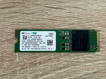 SSD SK Hynix 256 GB PCIe Gen3 x4 NVMe M22280 SSD02