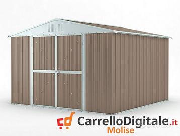 Box struttura lamiera Acciaio 327x307 tortora