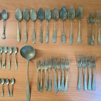 Posate miste in ottone vintage