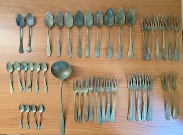 Posate miste in ottone vintage