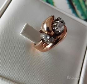 Anello in oro 750 con zirconi