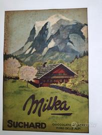 Stampa originale vintage MILKA SUCHARD primi 900