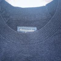 abercrombie maglione in lana colore blu