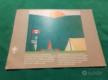 Cartolina Scout Jamboree Canada 1985