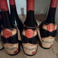 Vino gattinara del 1964 bottiglie 5 pz collezione