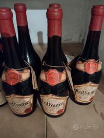 Vino gattinara del 1964 bottiglie 5 pz collezione