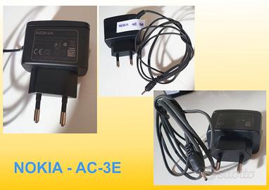 carica batterie da parete originale Nokia AC-3E