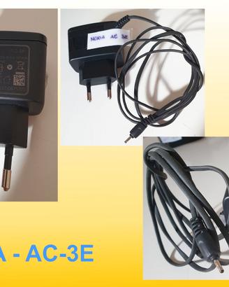 carica batterie da parete originale Nokia AC-3E