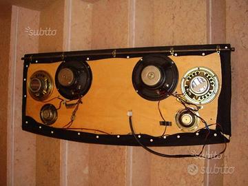 Pannello impianto audio per auto