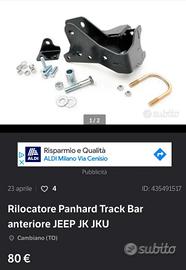 rilocatore panhard ant wrangler jk kit rialzo 2-4"