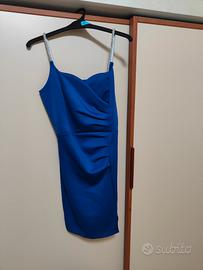 Vestito elegante donna blu 