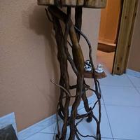 G02 - Porta Piante o Oggetti.Tronco in Edera e Men