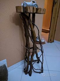 G02 - Porta Piante o Oggetti.Tronco in Edera e Men