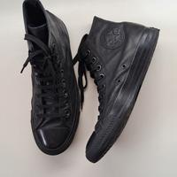 Converse alte All Star in pelle numero 40 nero