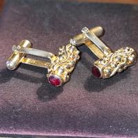 Gemelli Vintage oro e pietre 