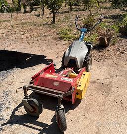 Trinciaerba Zanon con motocoltivatore S.E.P.