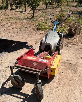 Trinciaerba Zanon con motocoltivatore S.E.P.