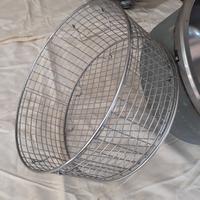 CESTELLO + SCOLAPIATTI  ACCIAIO INOX (ALPES INOX)
