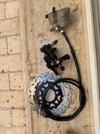 Freno a pollice impianto completo pitbike
