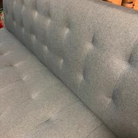Divano letto 3 posti verde