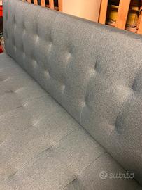 Divano letto 3 posti verde