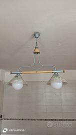 Lampadario a sospensione 2 luci