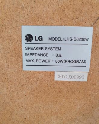SUBWOOFER LG bass sound 80w 3