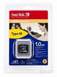 Scheda di memoria XD Picture 1gb fujifilm sandisk