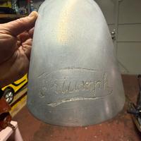 Parafango artigianale in alluminio bonneville
