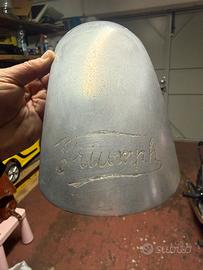 Parafango artigianale in alluminio bonneville