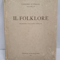 antico libro del folklore del 1967