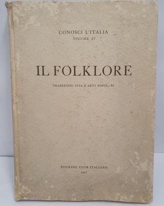 antico libro del folklore del 1967