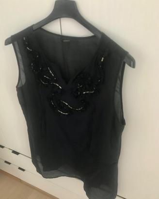 camicia SETA SEVENTY nera.
