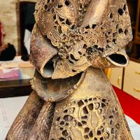 Statua in terracotta color bronzo della Sardegna