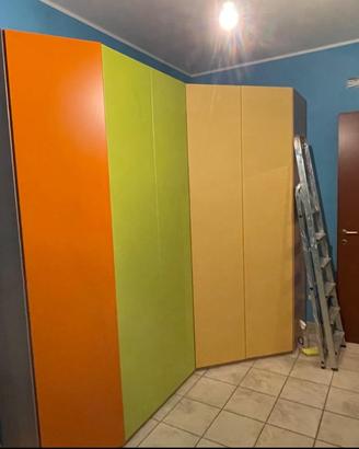 Armadio angolare cabina armadio stanzetta camera