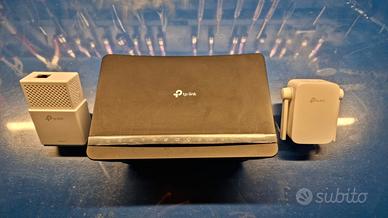 Kit TP-LINK per linea internet ADLS, FTTC e FTTH.