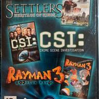 Pc The Settlers  + Csi + Rayman  3 Giochi