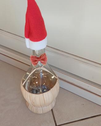 fiaschetta natalizia con lucine