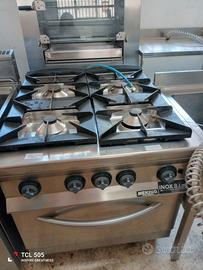 cucina 4 fuochi a gas  