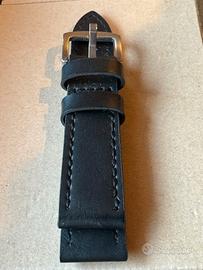 Cinturino nero per orologio 22mm